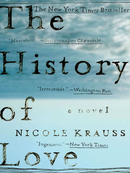 Title details for The History of Love by Nicole Krauss - Wait list